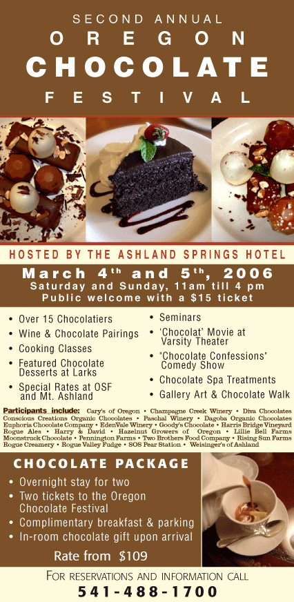 2006 Oregon Chocolate Festival Poster