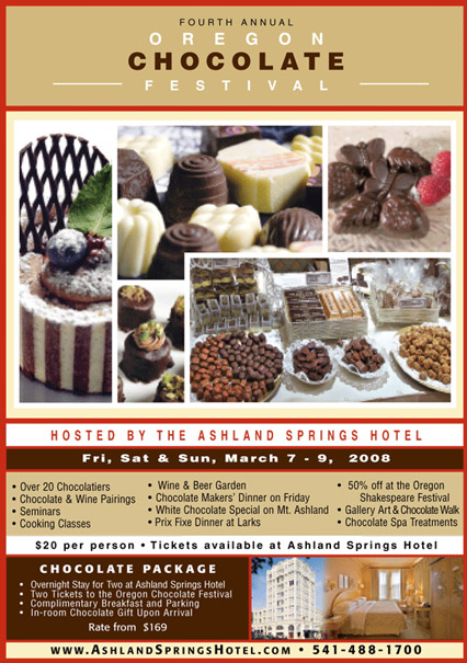 2008 Oregon Chocolate Festival Poster