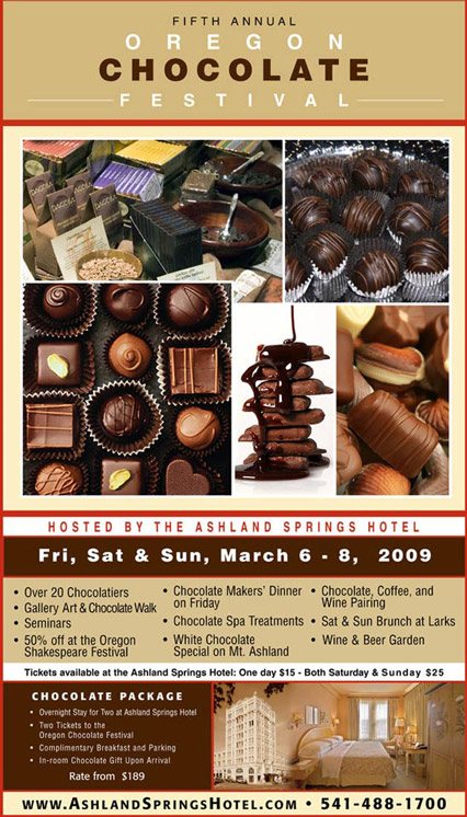 2009 Oregon Chocolate Festival Poster