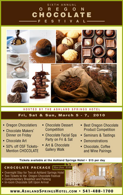 2010 Oregon Chocolate Festival Poster