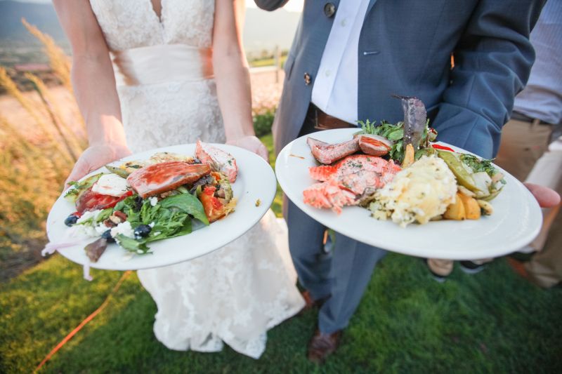 Catered Dishes at Party
