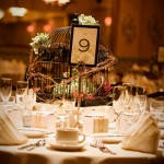 Table setting in the Grand Ballroom