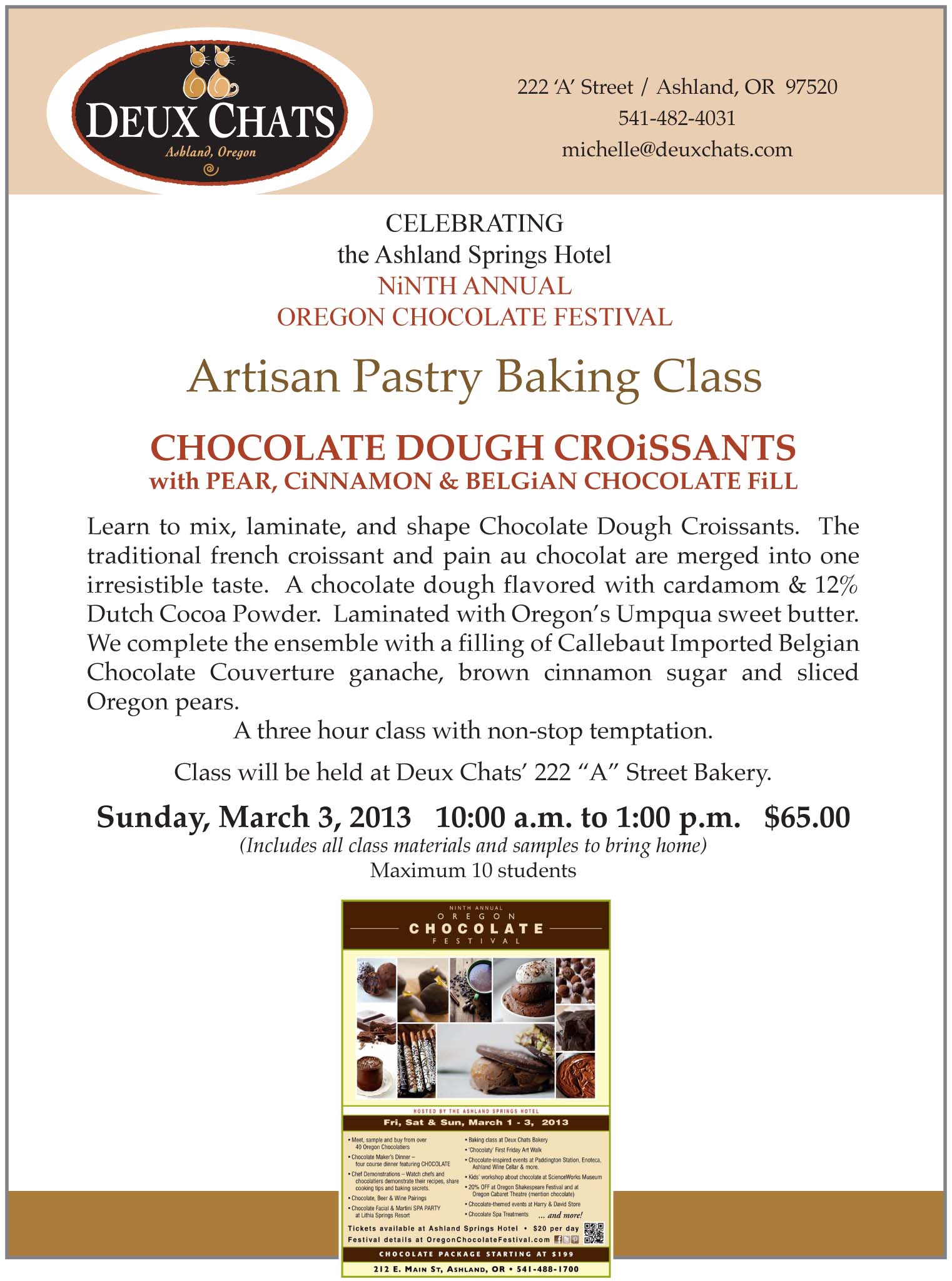 Artisan Pastry Baking Class