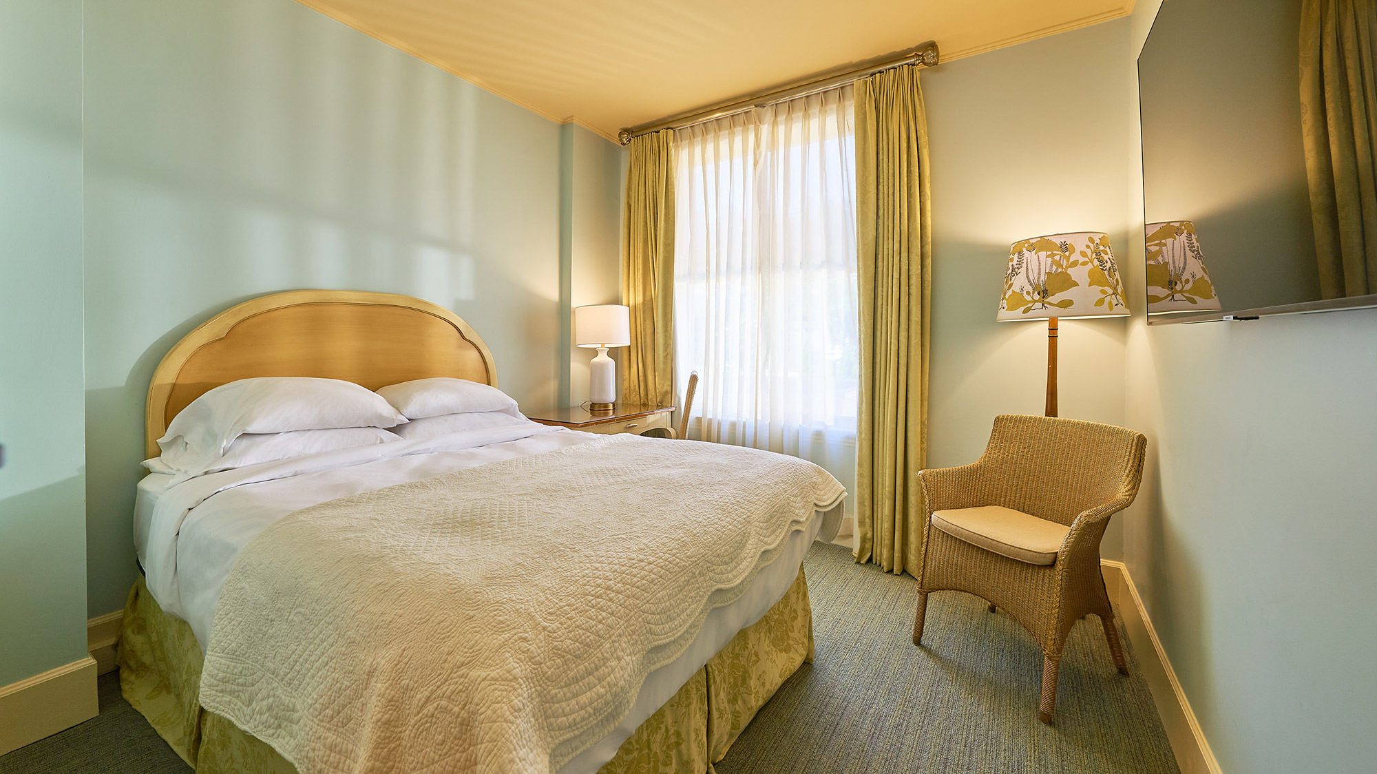 This is a truly European boutique style room that can accommodate up to two guests within its cozy, sophisticated accommodations. Rooms primarily located on our third and fourth floors.View Room