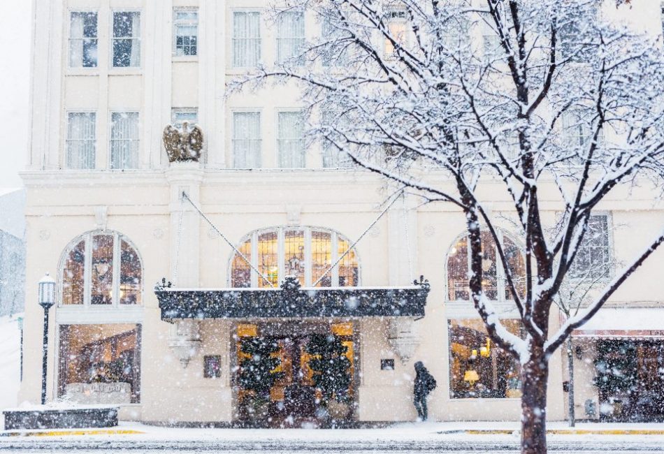 Ashland Springs Hotel winter wonderland